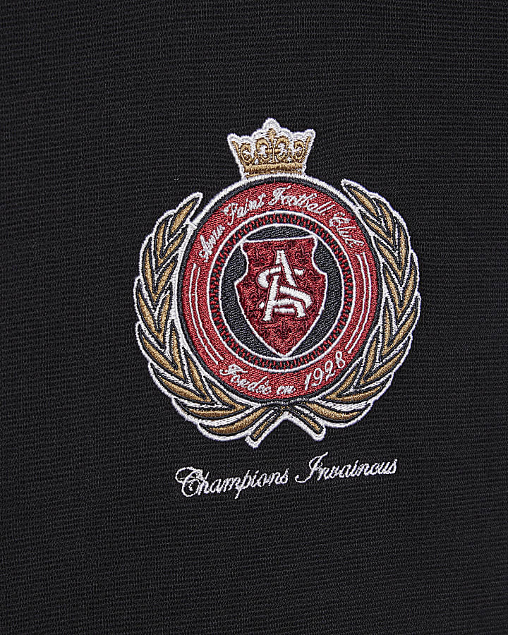 navy regular fit t-shirt da calcio