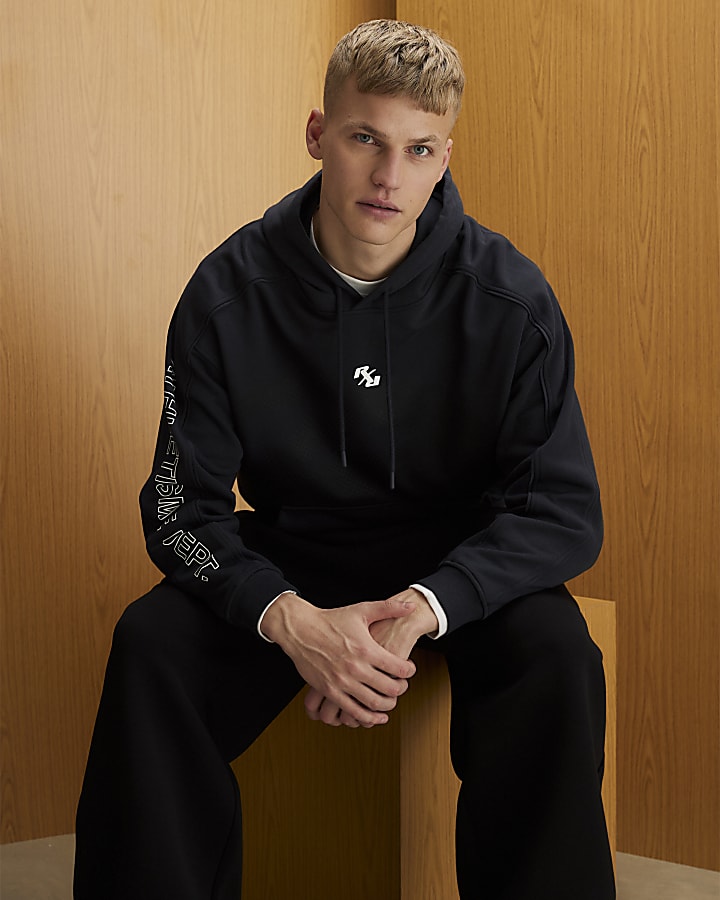 nero oversize fit rxr dept hoodie