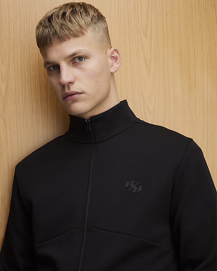 nero rxr con zip imbuto neck sweatshirt