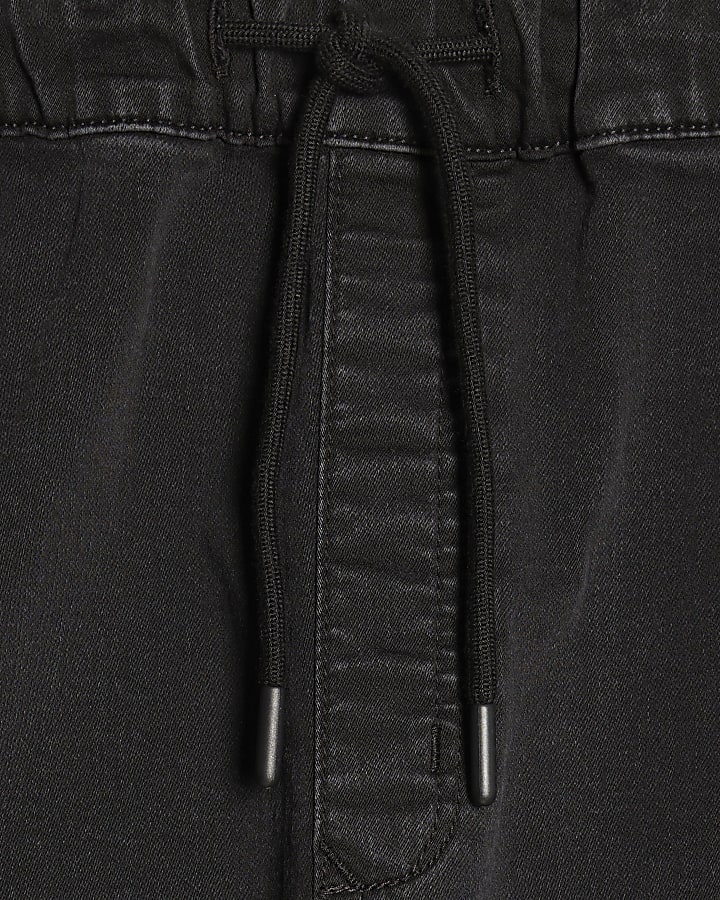 nero slim fit denim lavato jogging