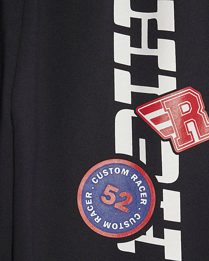 nero ad alte prestazioni badge ampia jogging