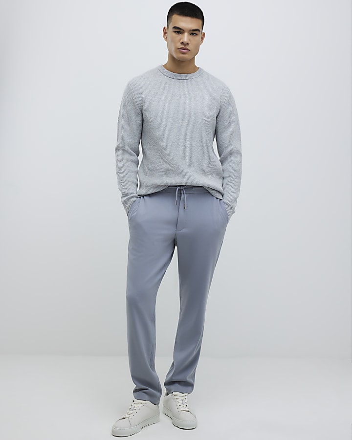 blu slim fit jogging