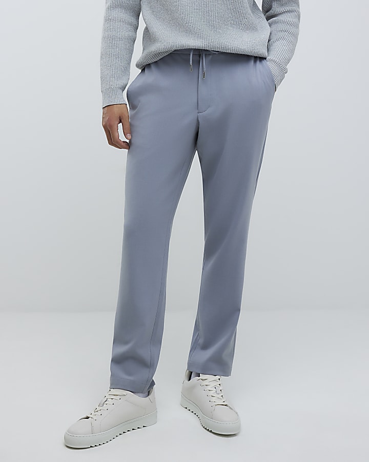 blu slim fit jogging