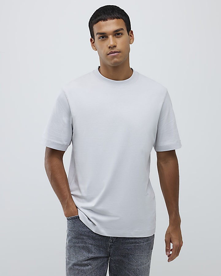 grigio vestibilità classica confezione da 3 t-shirt