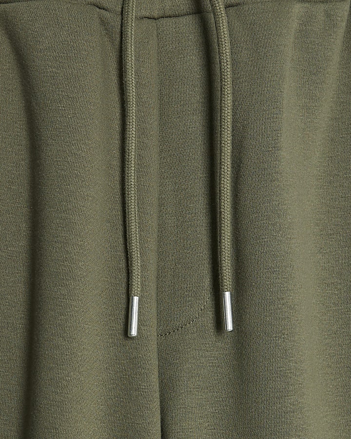 khaki gamba larga jogging