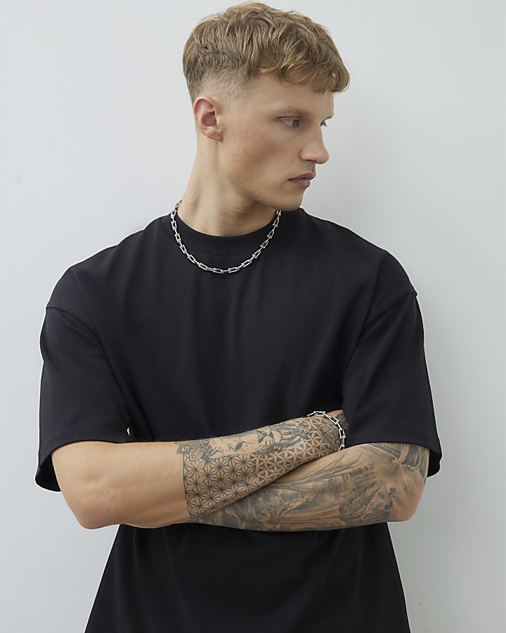 nero oversize fit t-shirt