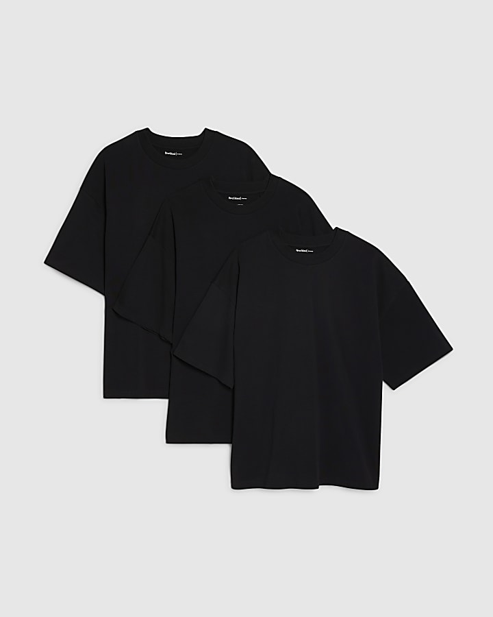 nero oversize fit t-shirt