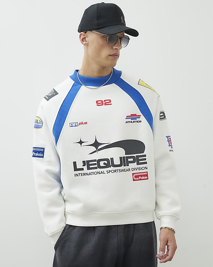 crema manica lunga l equipe sport felpa
