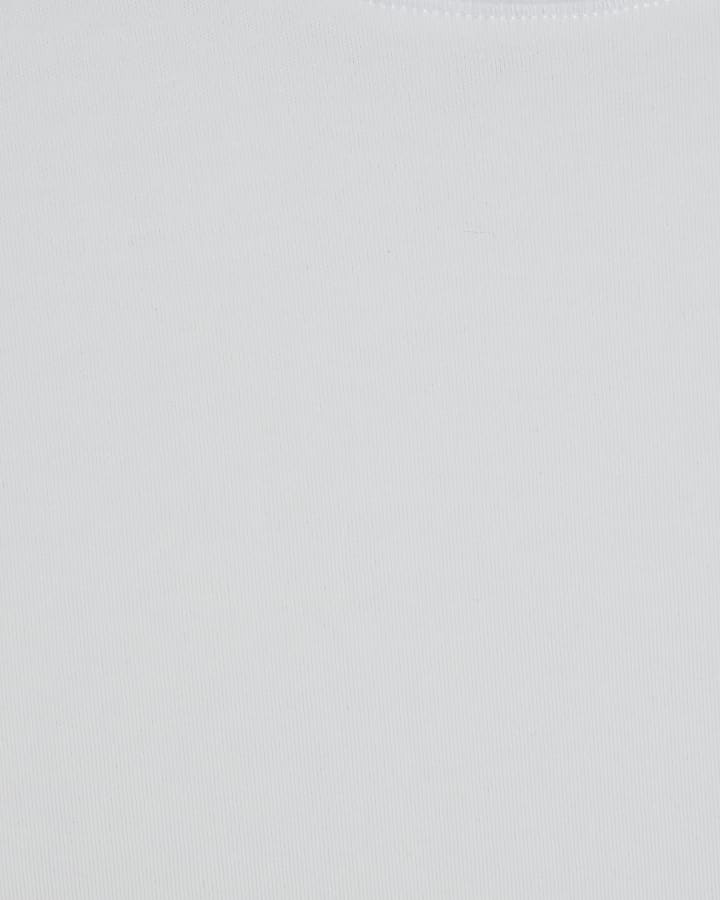 bianco slim fit t-shirt manica corta
