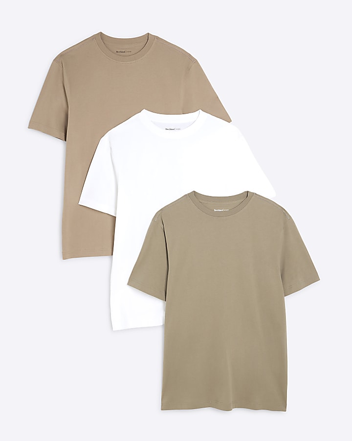 bianco 3 pack slim fit t-shirt