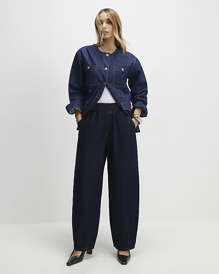 blu tirare botte jeans a gamba