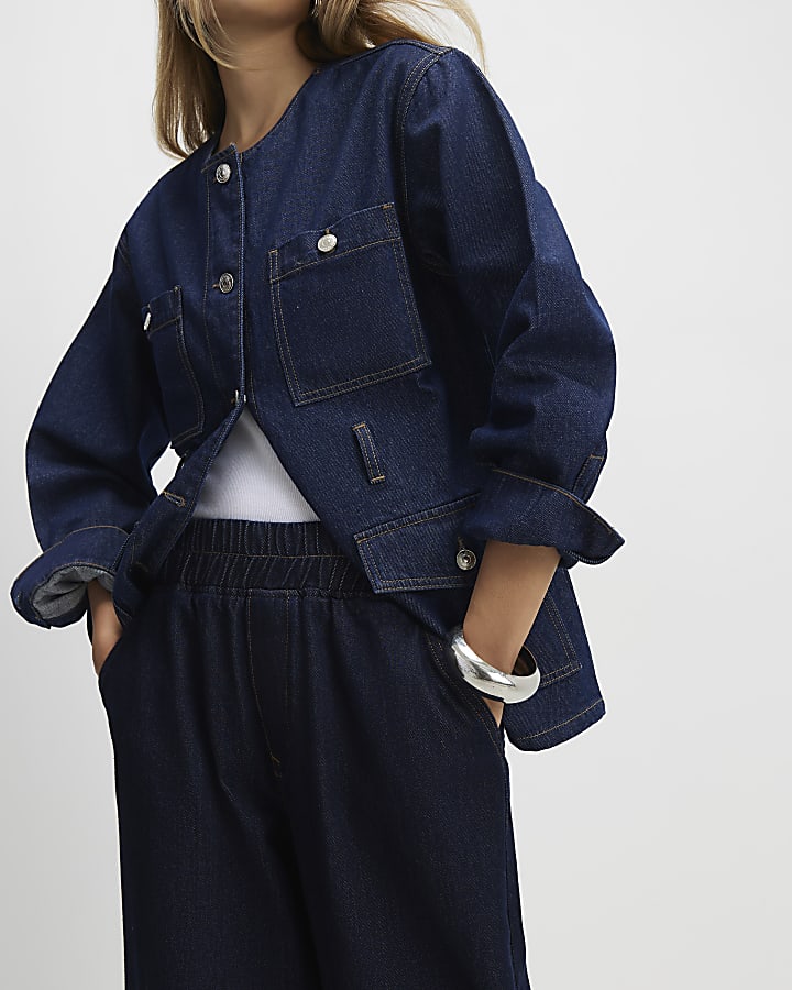 blu tirare botte jeans a gamba