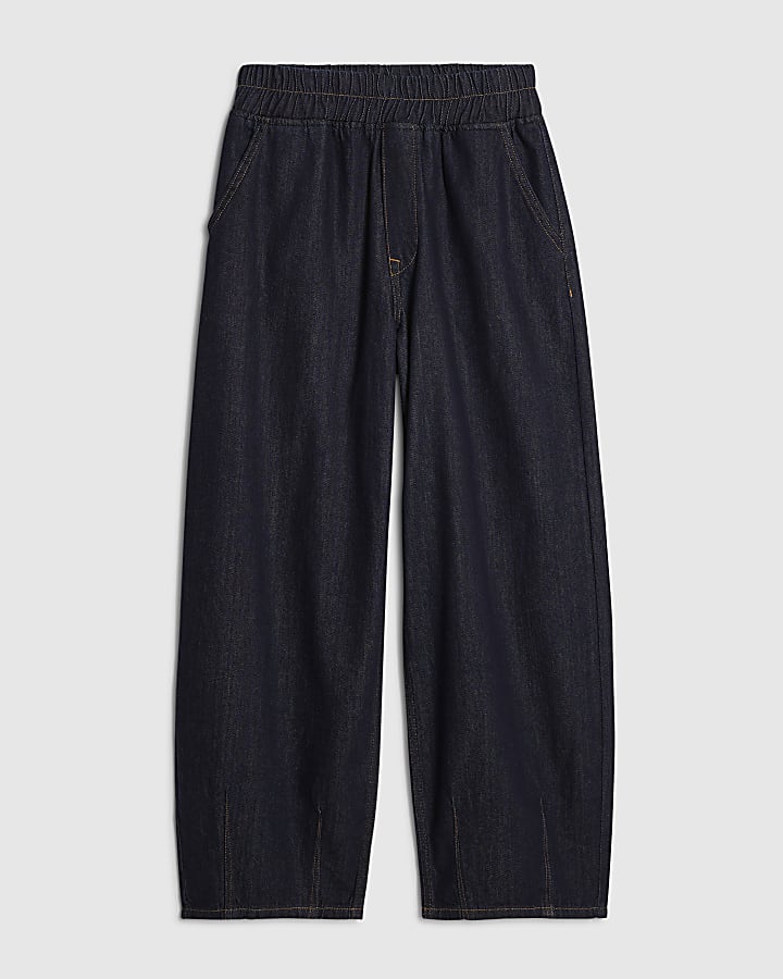 blu tirare botte jeans a gamba