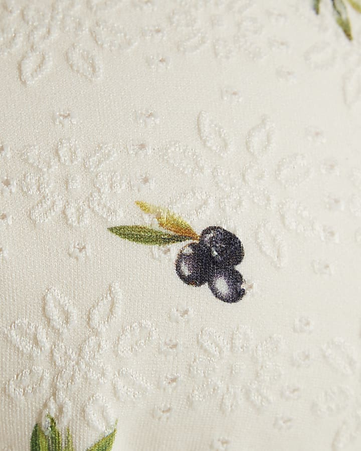 crema di olive stampa parte superiore del bikini