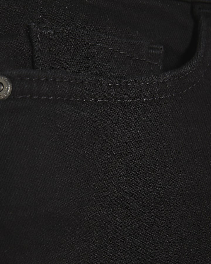 nero mid rise jeans svasati