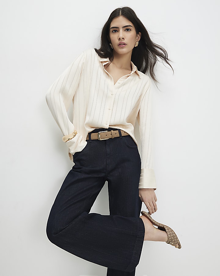 petite blue mid rise jeans bootcut