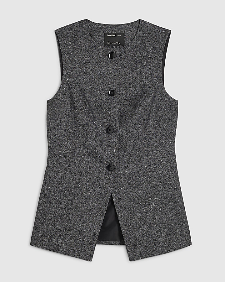 grigio palamito su misura gilet
