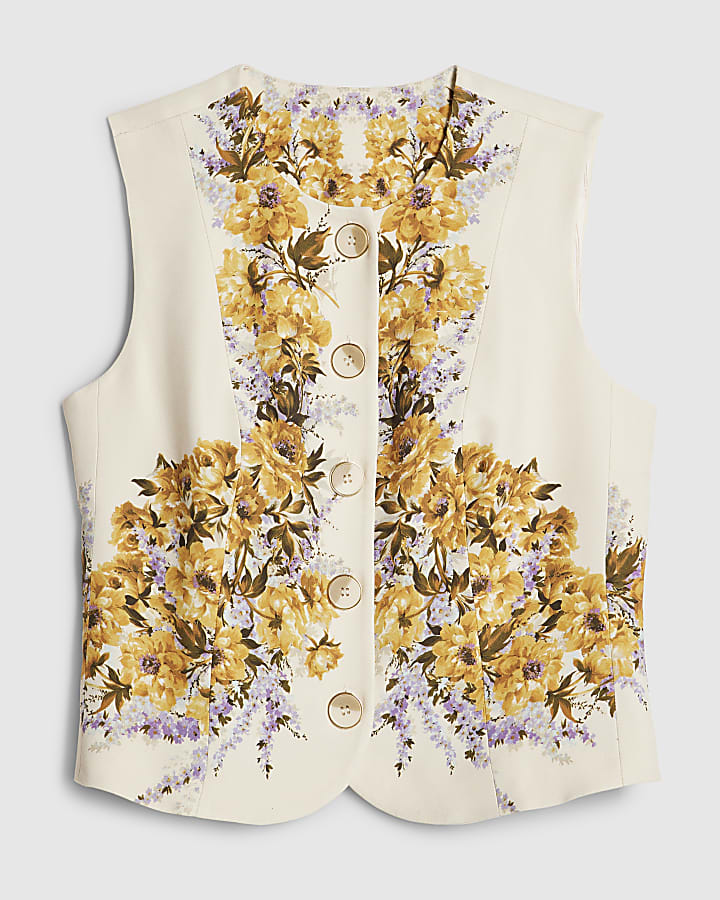 crema floreale montato gilet