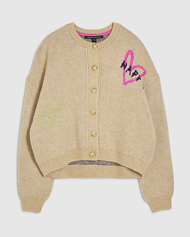 beige felice di conversazione cardigan