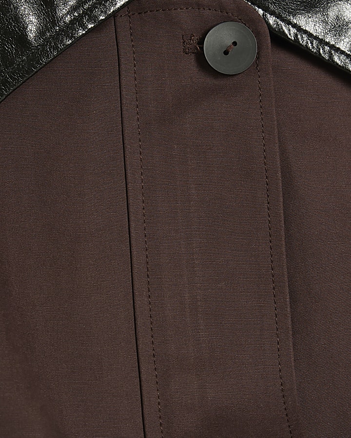 rosso manica a pipistrello barn jacket