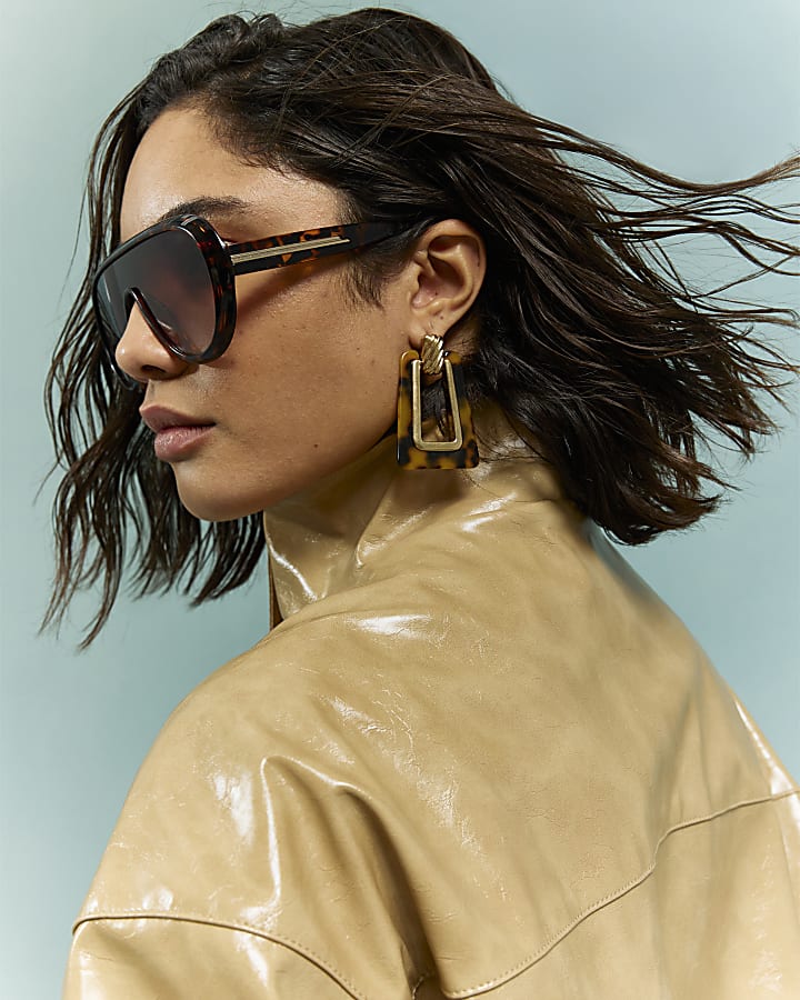 beige vinile collo a giacca bomber