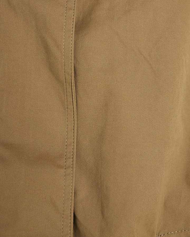 beige collo a giacca bomber
