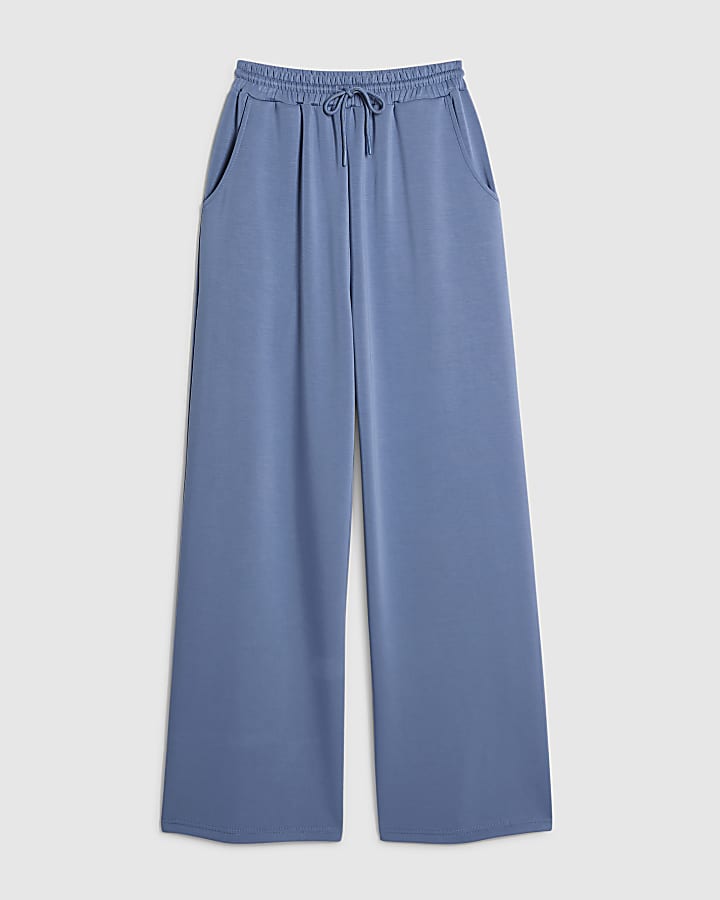 blu premium gamba larga jogging