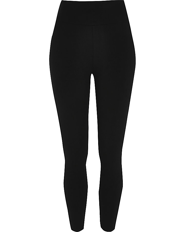 petite nero a vita alta leggings