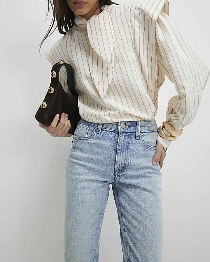 blu vita normale mamma scolpire jeans