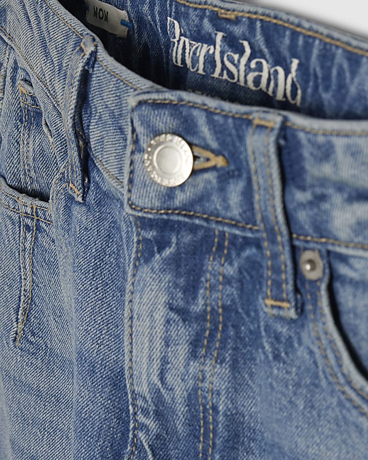 blu vita normale mamma scolpire jeans