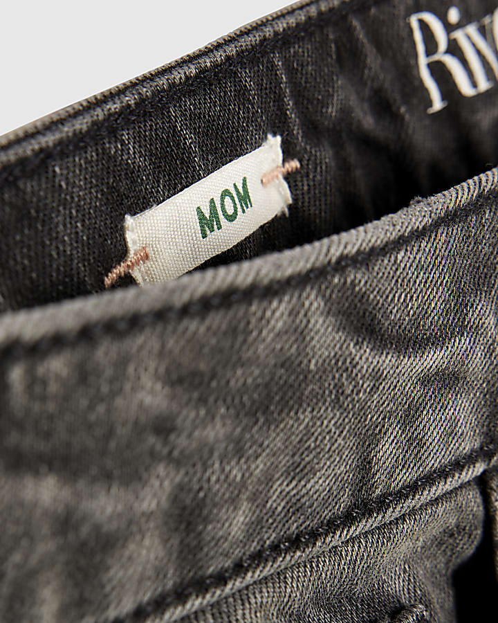 nero vita normale mamma fit scolpire jeans