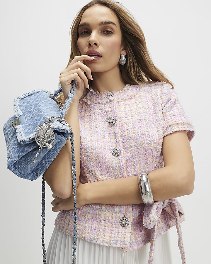 rosa boucle ibrido mini abito