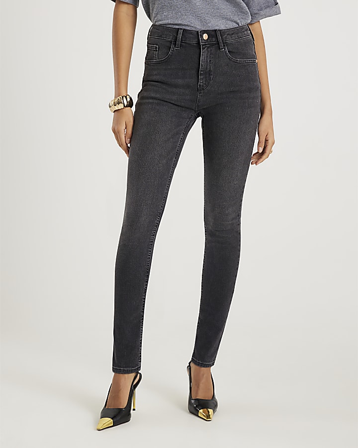 nero mid rise skinny jeans