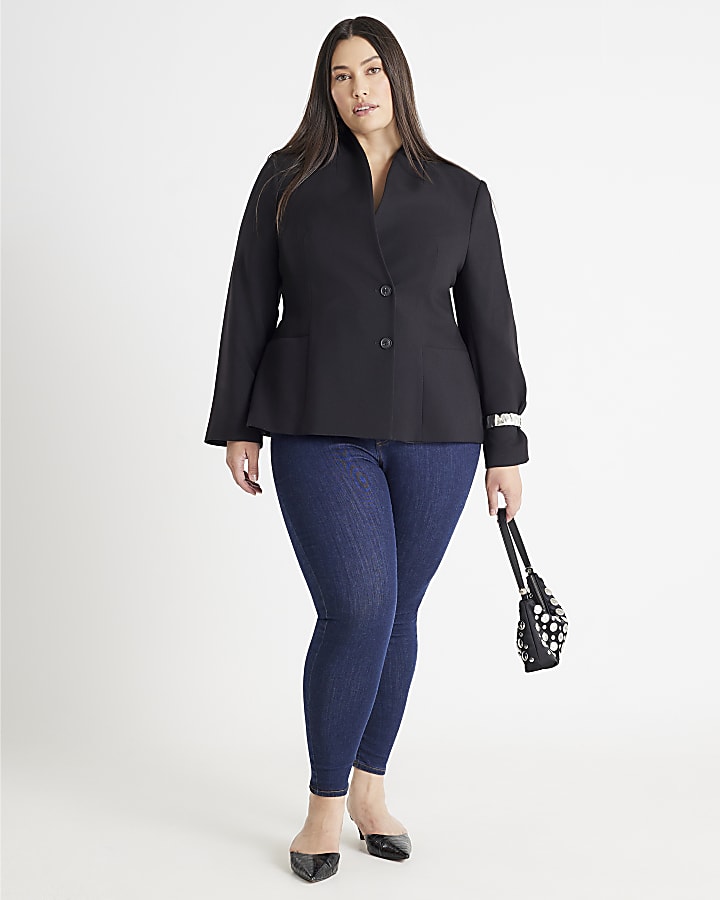 indigo pull-on scolpire i jeans skinny