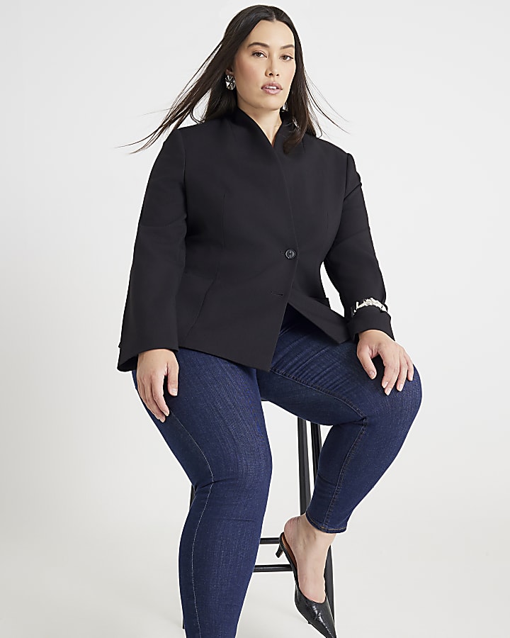 indigo pull-on scolpire i jeans skinny