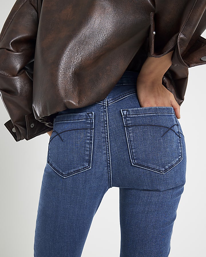 blu molly vita normale scolpire i jeans skinny