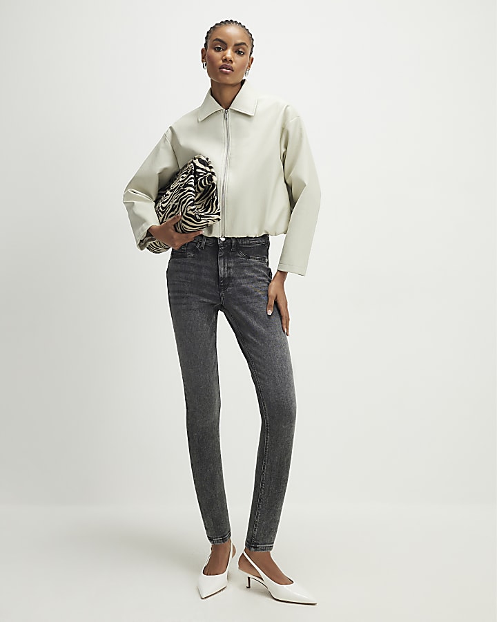 nero vita normale scolpire i jeans skinny