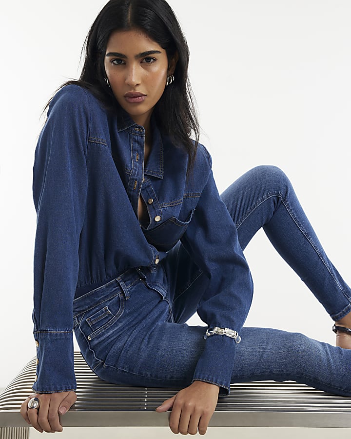 blu molly scolpire i jeans skinny
