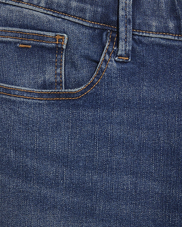 blu pull-on scolpire slim jeans