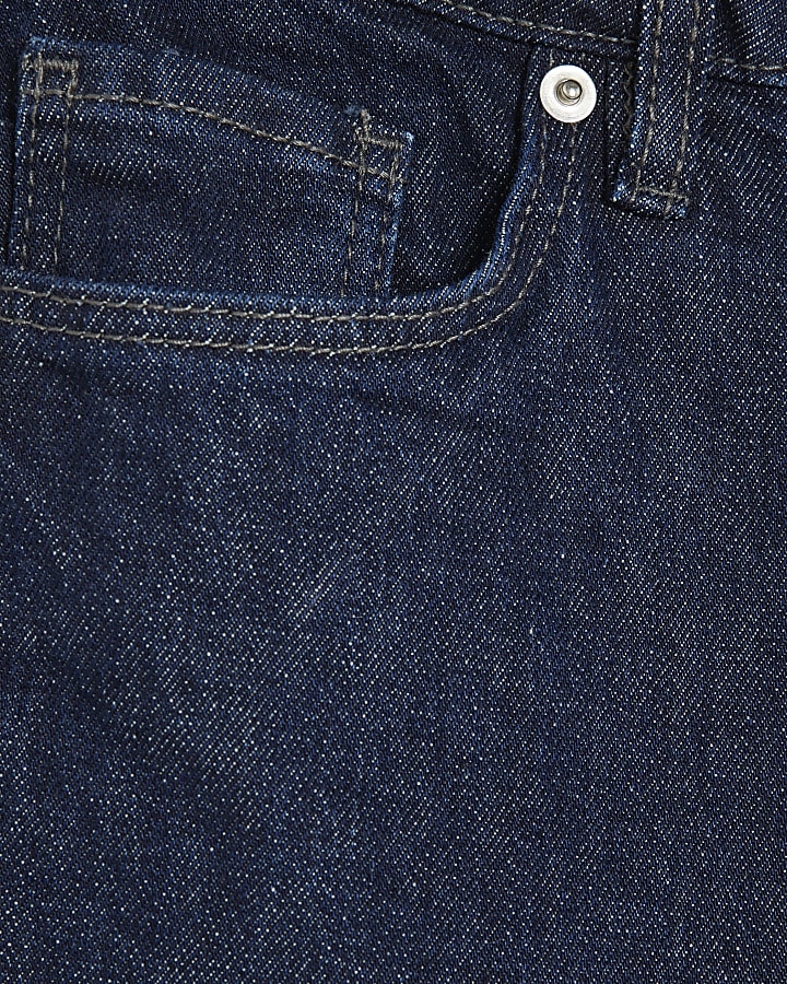 indigo relaxed straight leg jeans