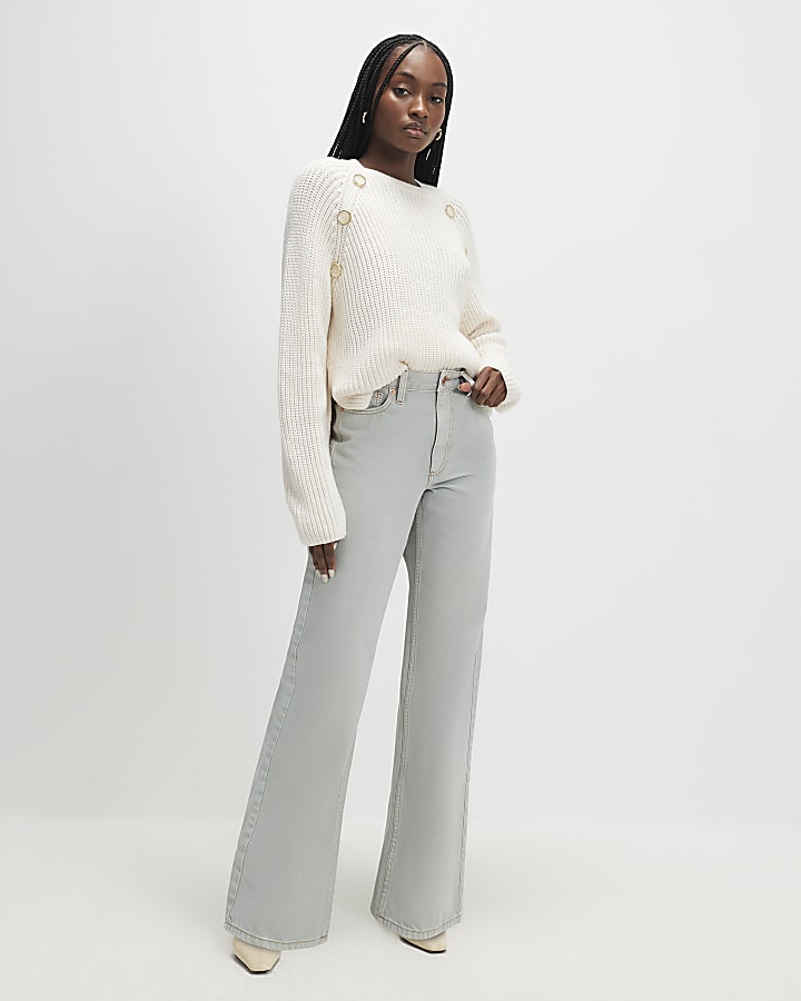 verde relaxed straight jeans