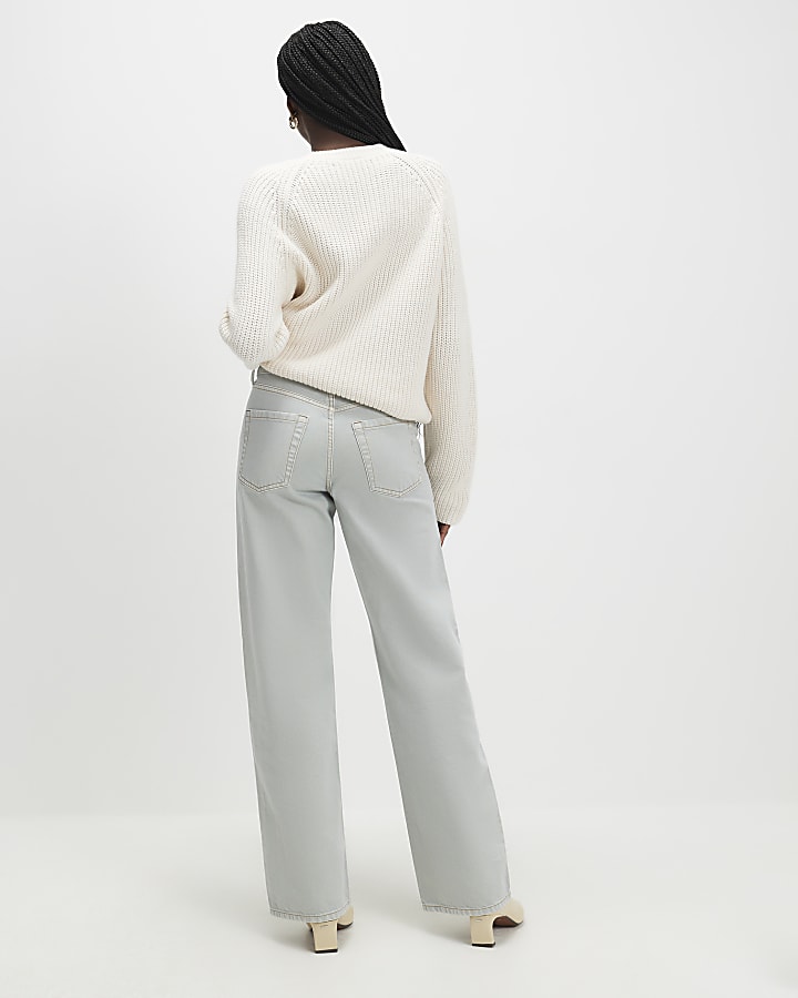 verde relaxed straight jeans