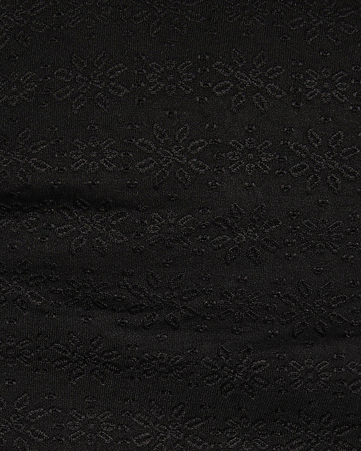 guscio nero finiture laterali costume da bagno