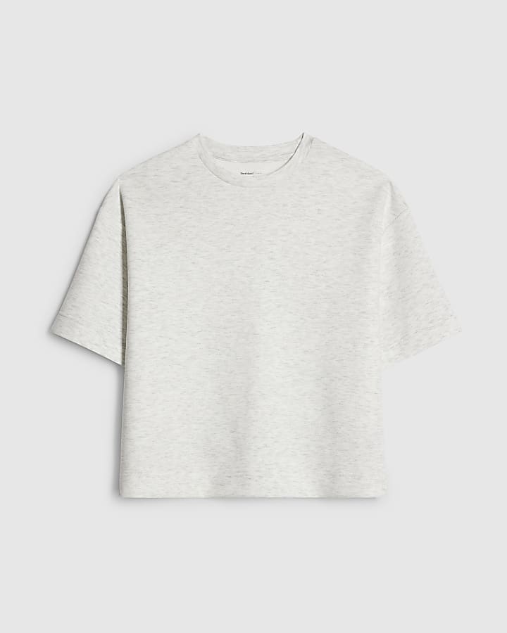 grigio premium t-shirt squadrata