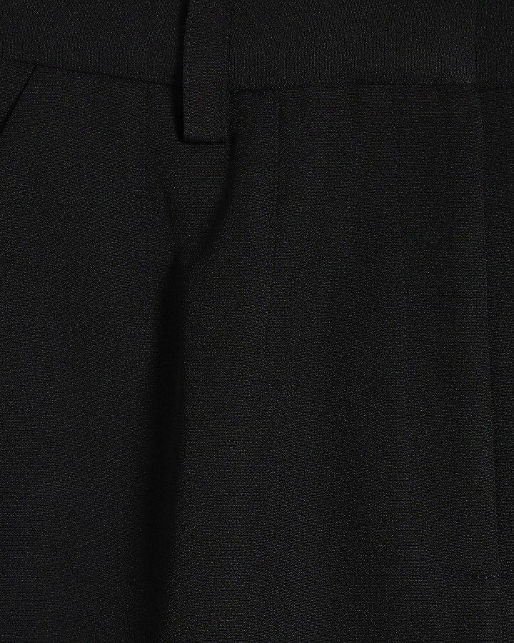 nero su misura tapered pantaloni