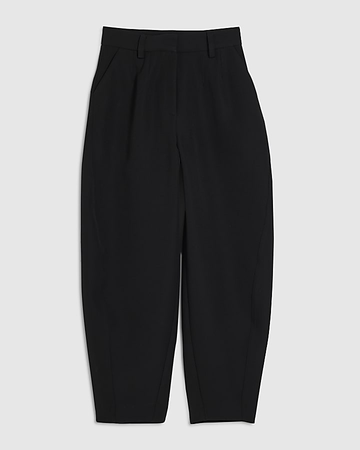 nero su misura tapered pantaloni