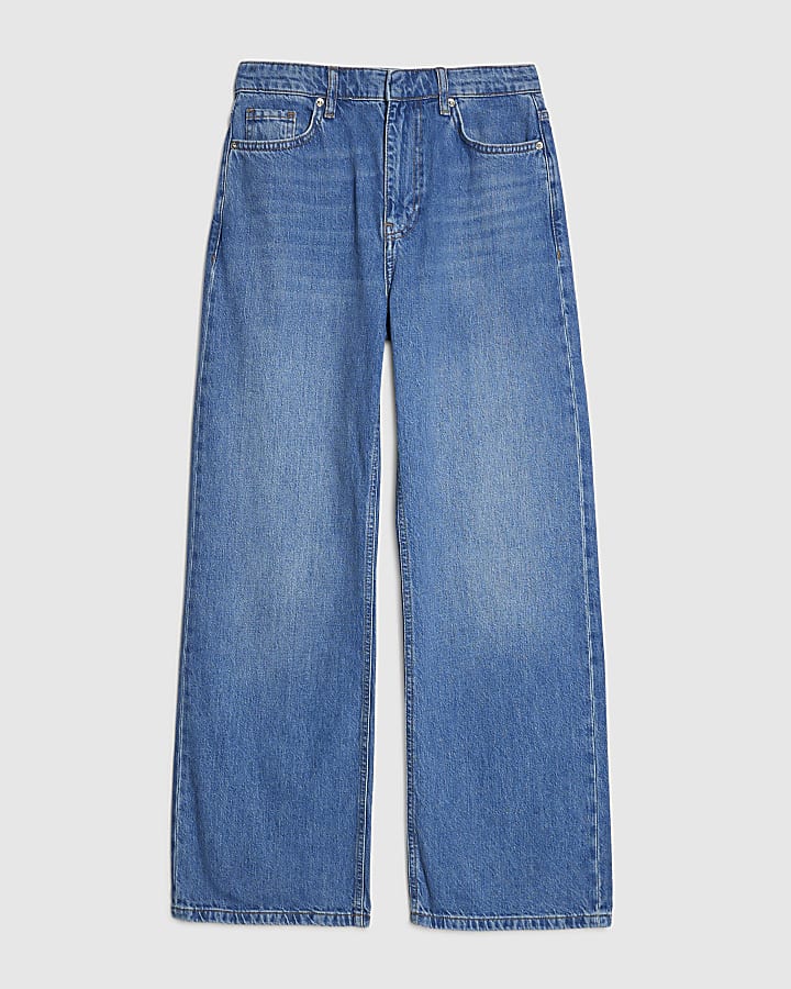 blu su misura jeans a gamba larga