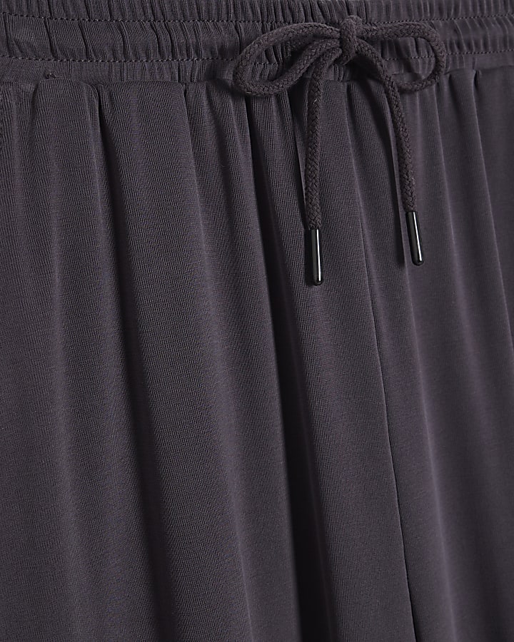 grigio soft touch pantaloni a gamba larga