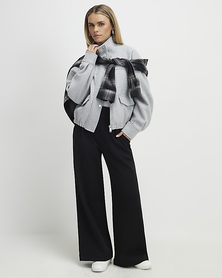 petite nero pantaloni sartoriali
