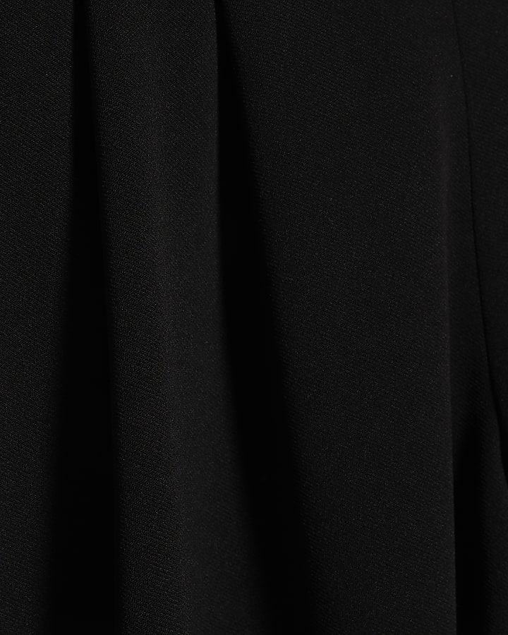 petite nero a palloncino a pieghe pantaloni a gamba